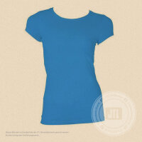Damen-T-Shirt Blau M
